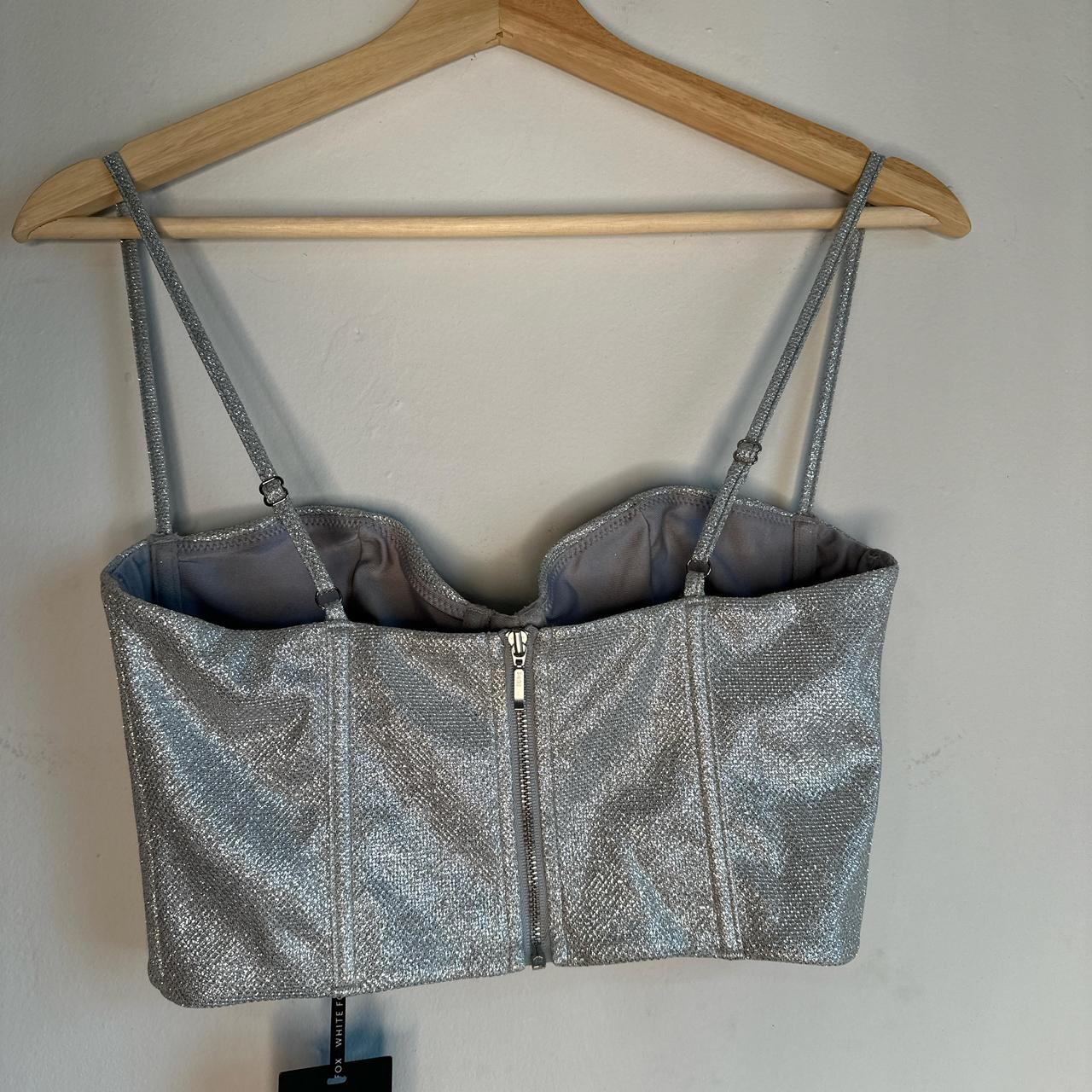 トップス OHOTORO Wrapping Knit Bustier gray wrapping knit bustier | OHOTORO