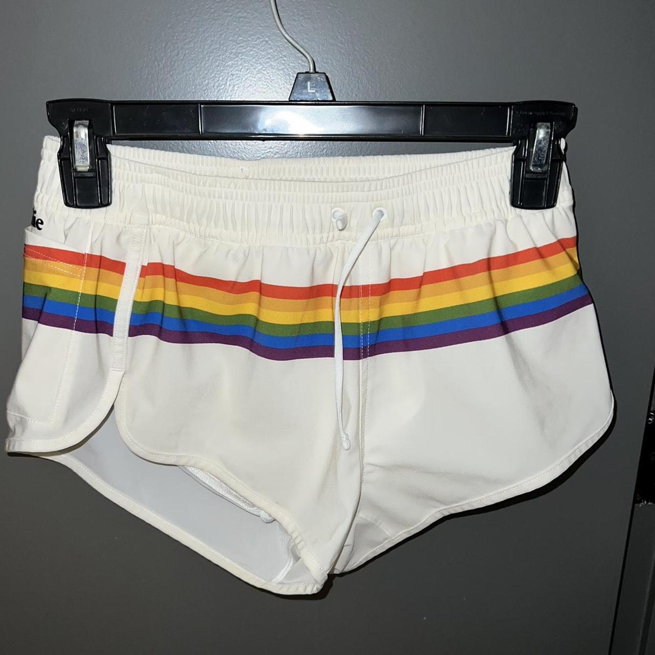 charlie by matthew zink men’s swimsuit white with... Depop