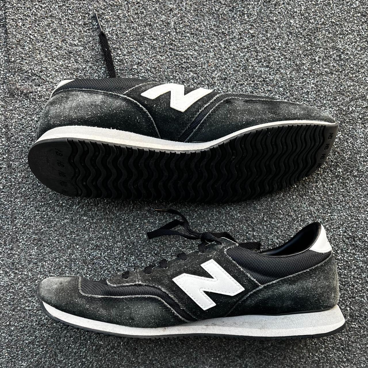 New Balance CW 620 Suede Black Fabric Sneakers in