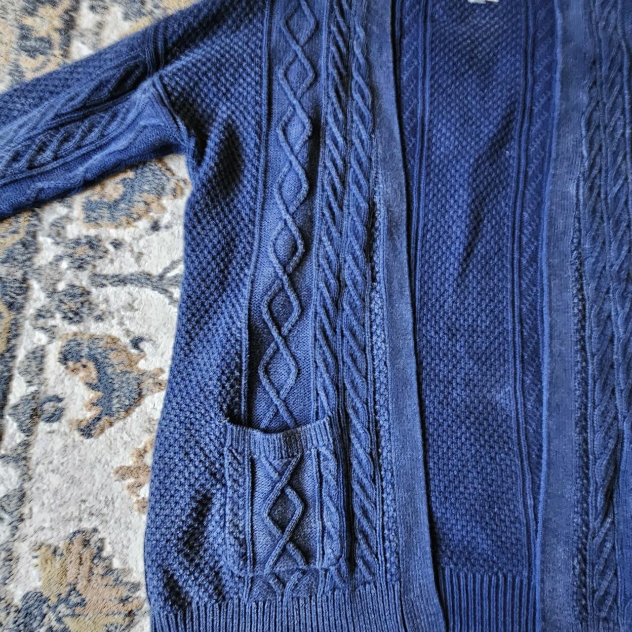 LA Hearts by PacSun Women's Blue Cardigan Depop
