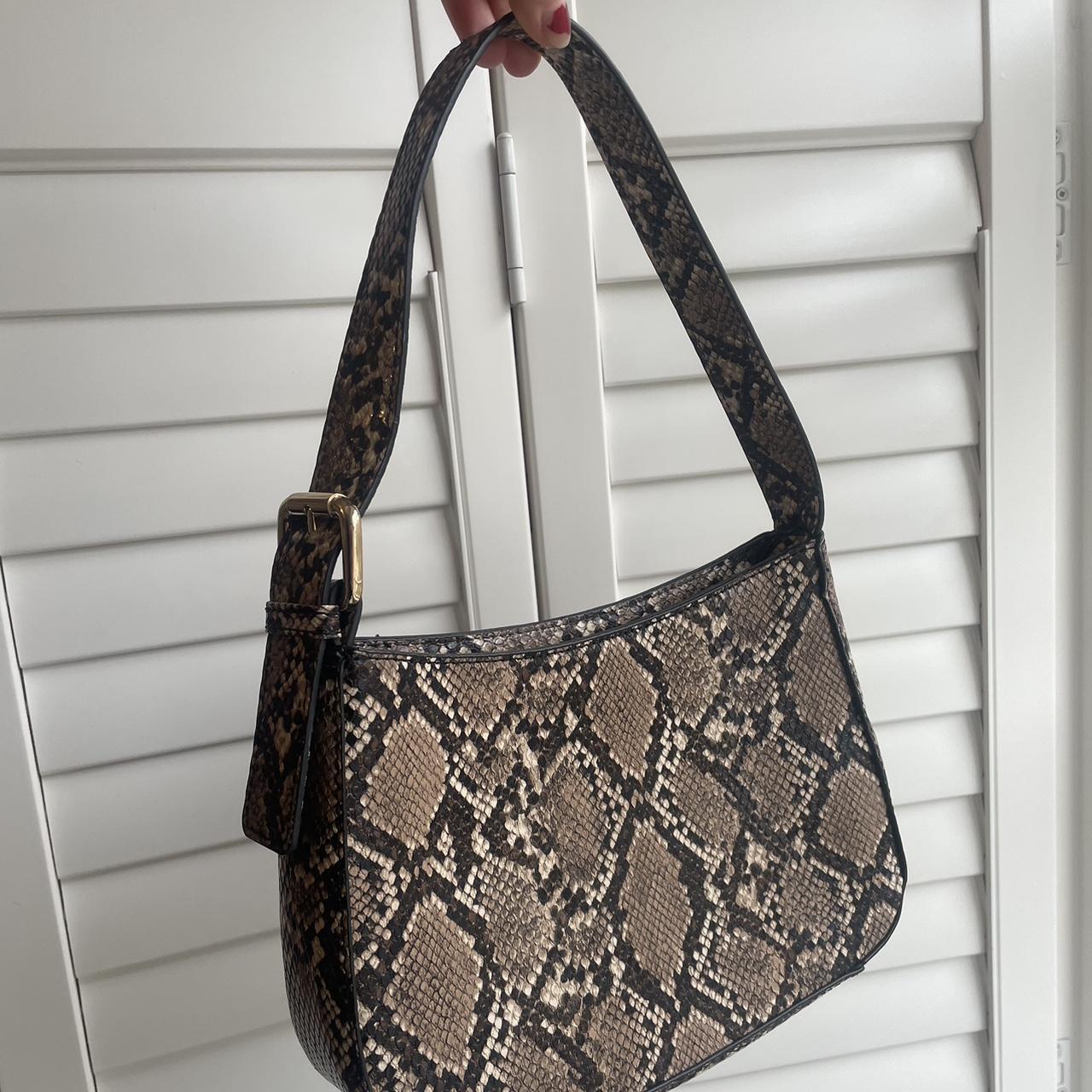 Brandy Melville snakeskin print baguette bag Perfect... Depop