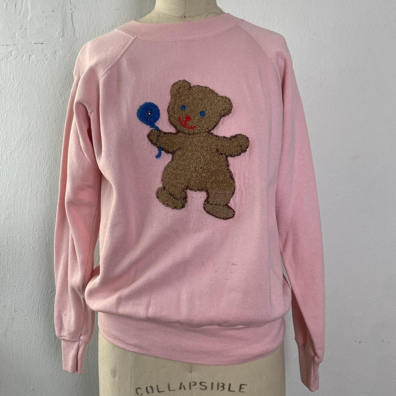 Fuzzy 2024 bear sweater