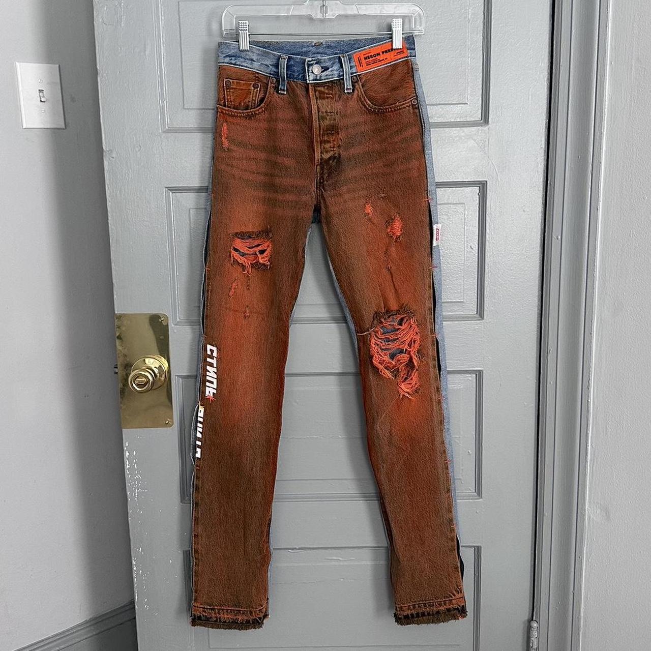 HERON PRESTON X LEVIS 501 / SIZE 25 / WORN ONCE | Depop