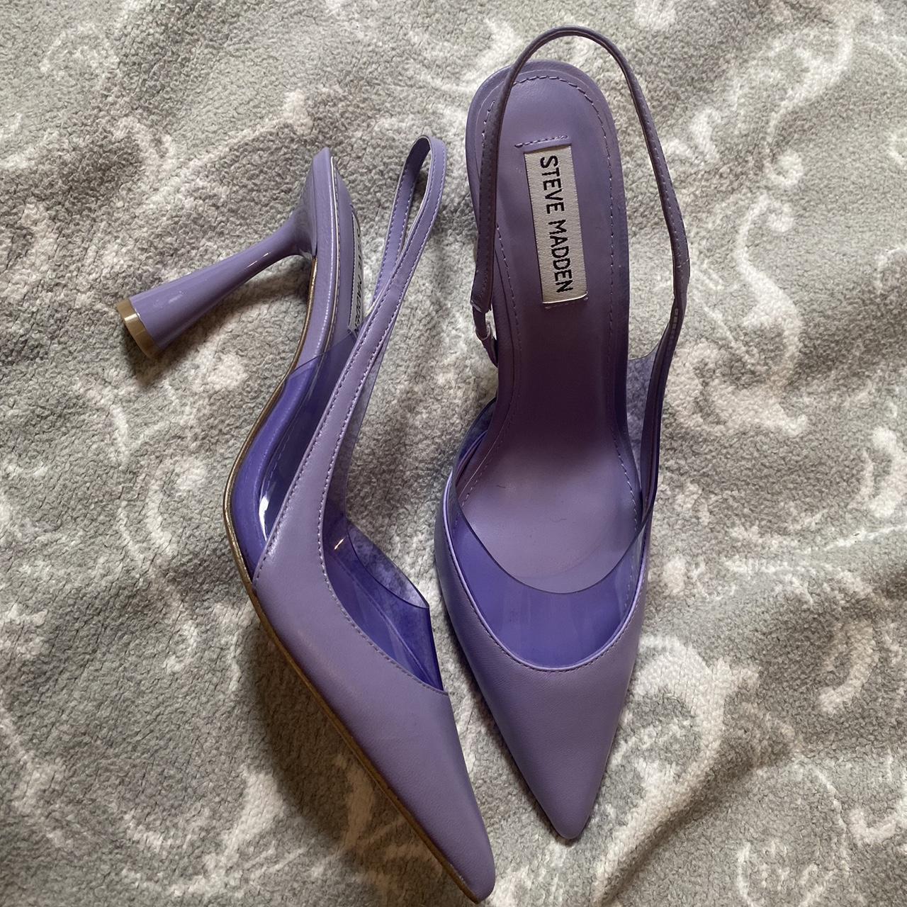 Steve Madden keepsake sandal in lavender. Depop