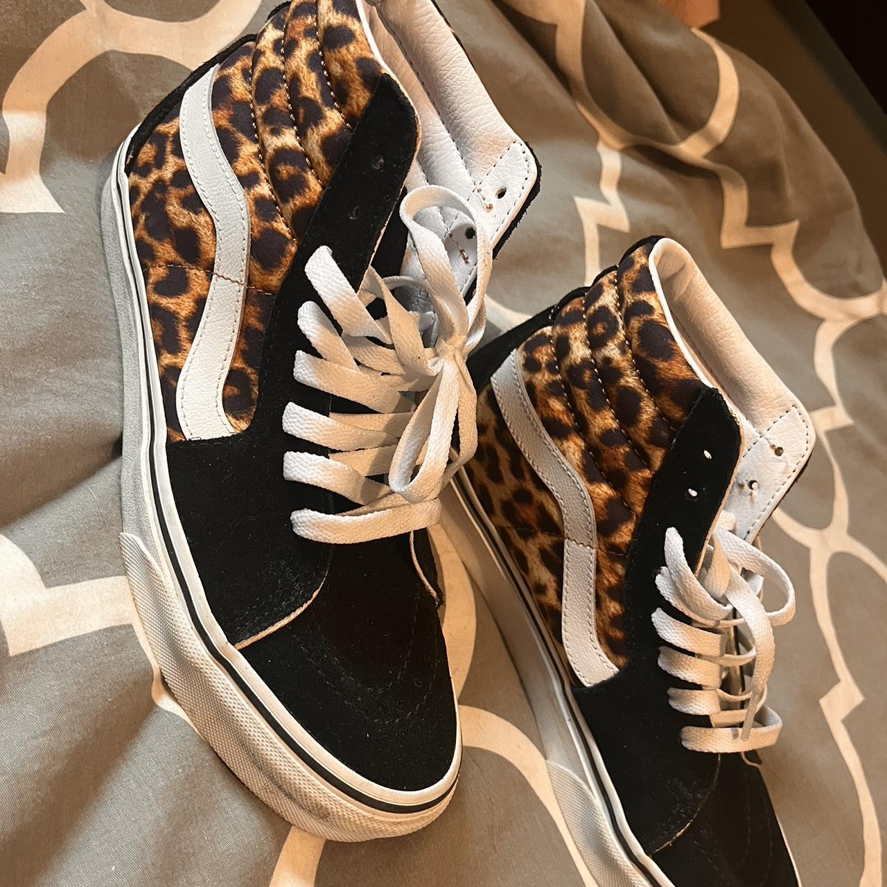 Black cheetah clearance print vans