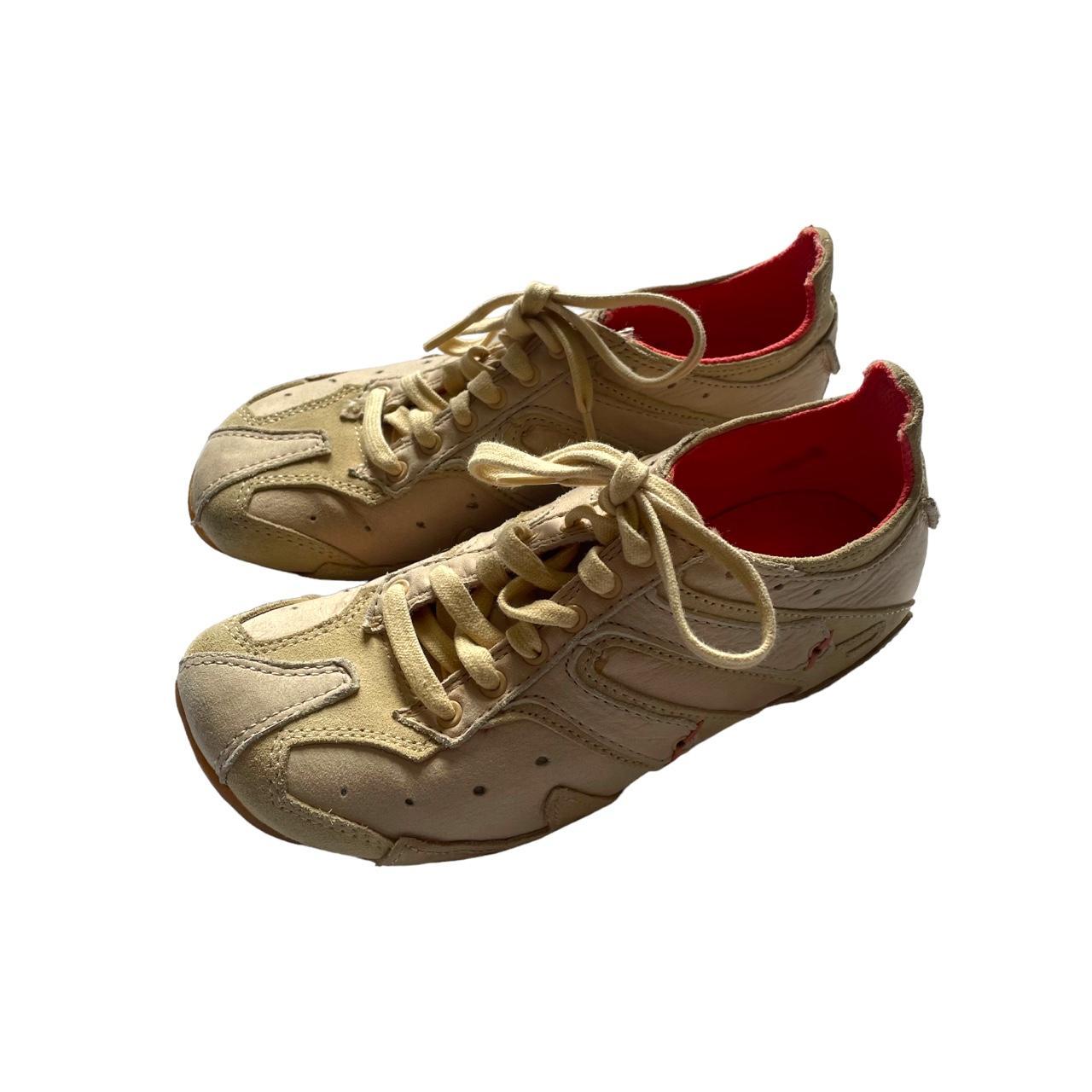 靴 Diesel square toe design leather shoes Diesel Wish Leather Shoes Trainers Square Toe Vintage Navy Blue