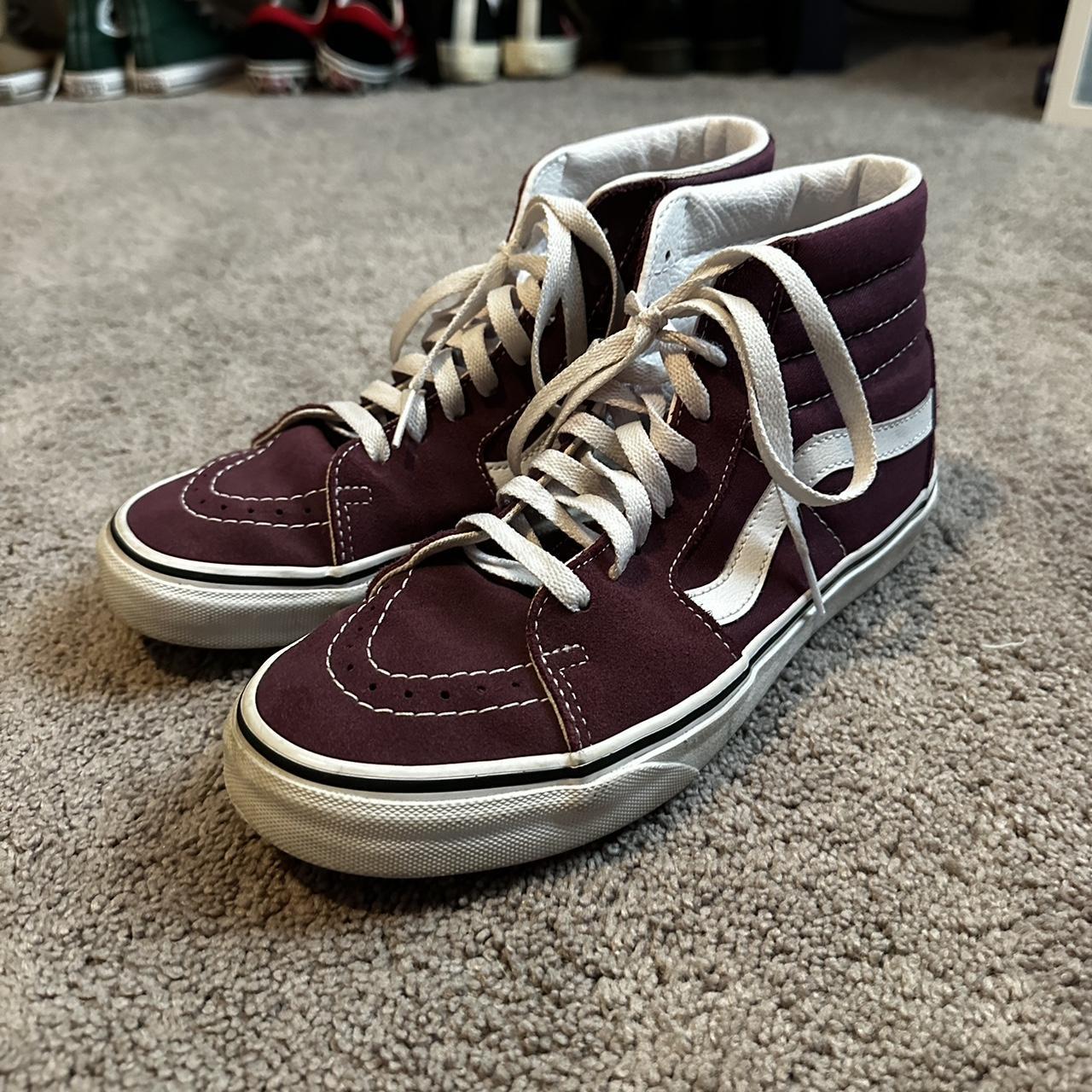 high top old skool vans. worn but still in decent. Depop