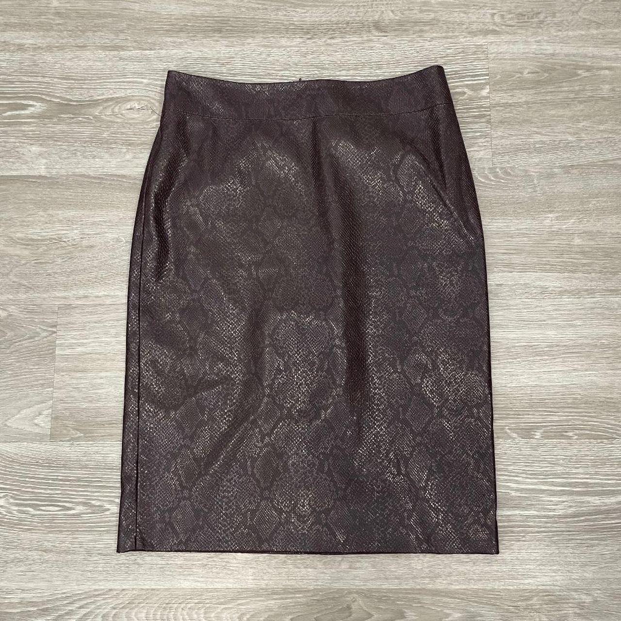 Fake 2024 snakeskin skirt