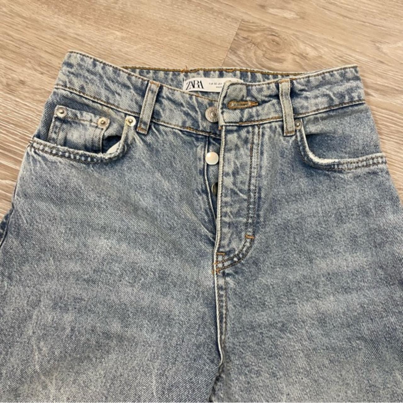 Zara Women's Blue Jeans | Depop