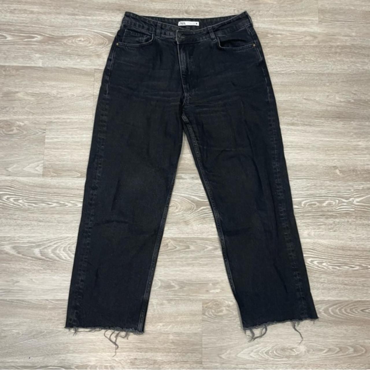 Zara Women's Black Jeans Depop