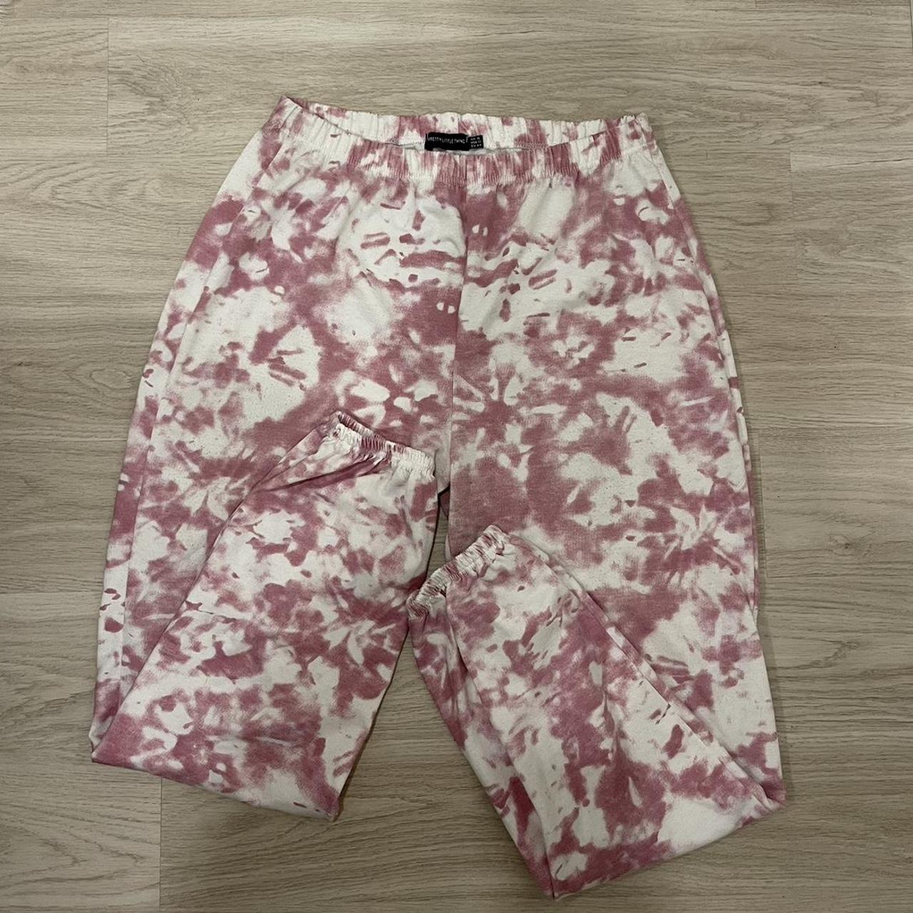 SIZE: USA 12 & UK 16 // Pink and White tie dye