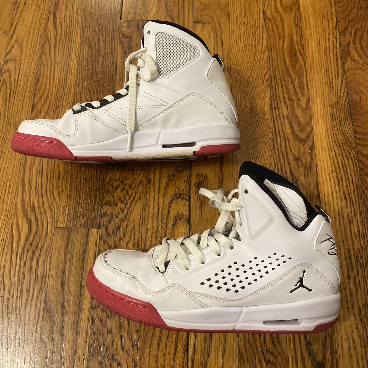 Pink and White Jordan Flights Pink and white