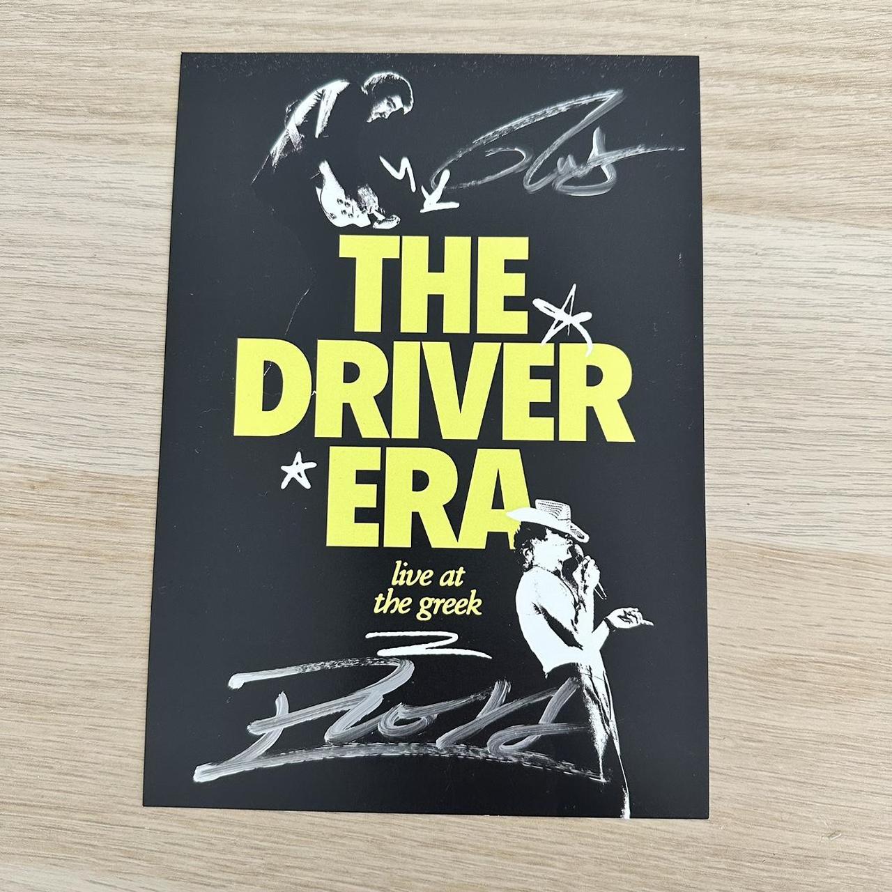 The driver deals era signed vinyl