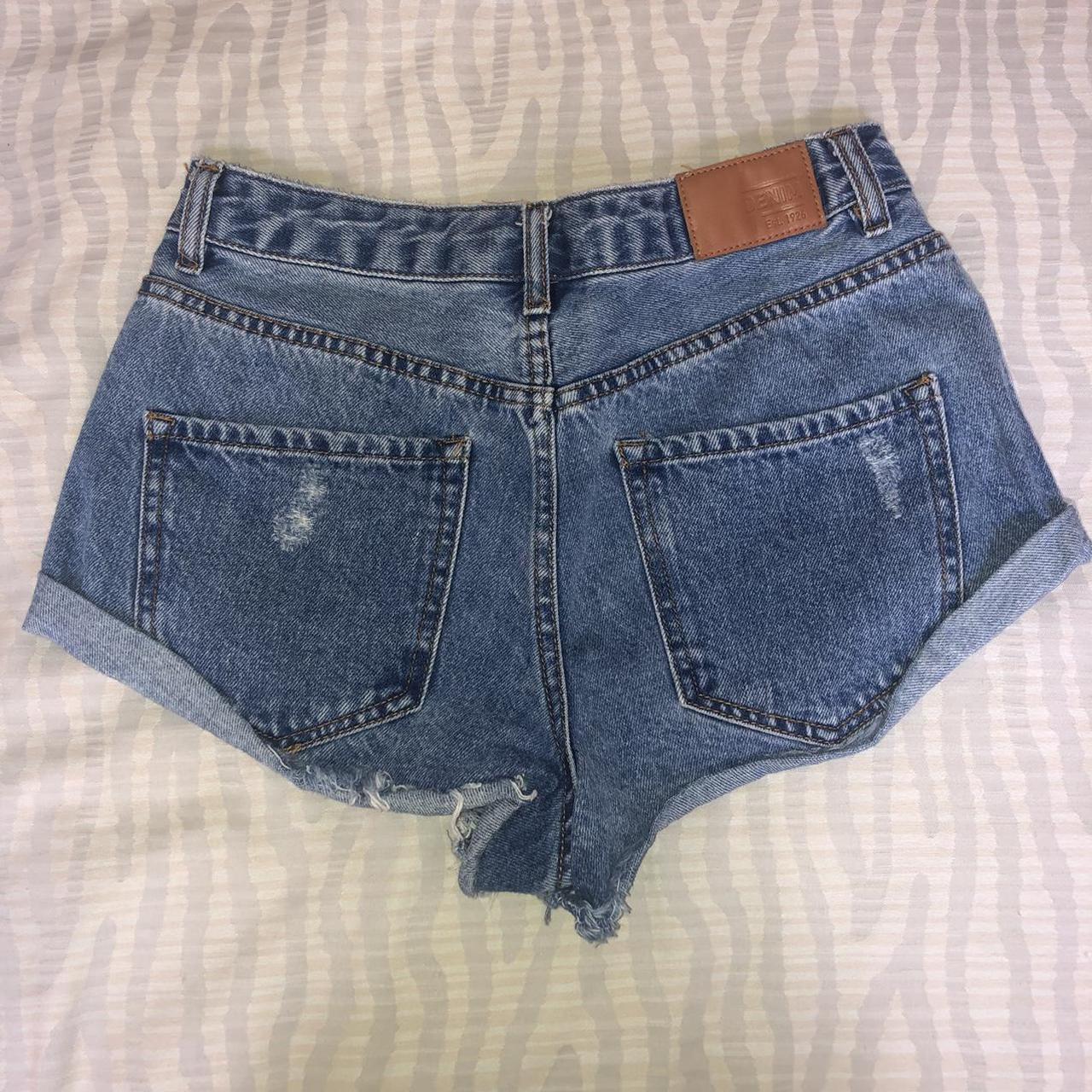 Glassons low rise denim shorts Never worn - Depop