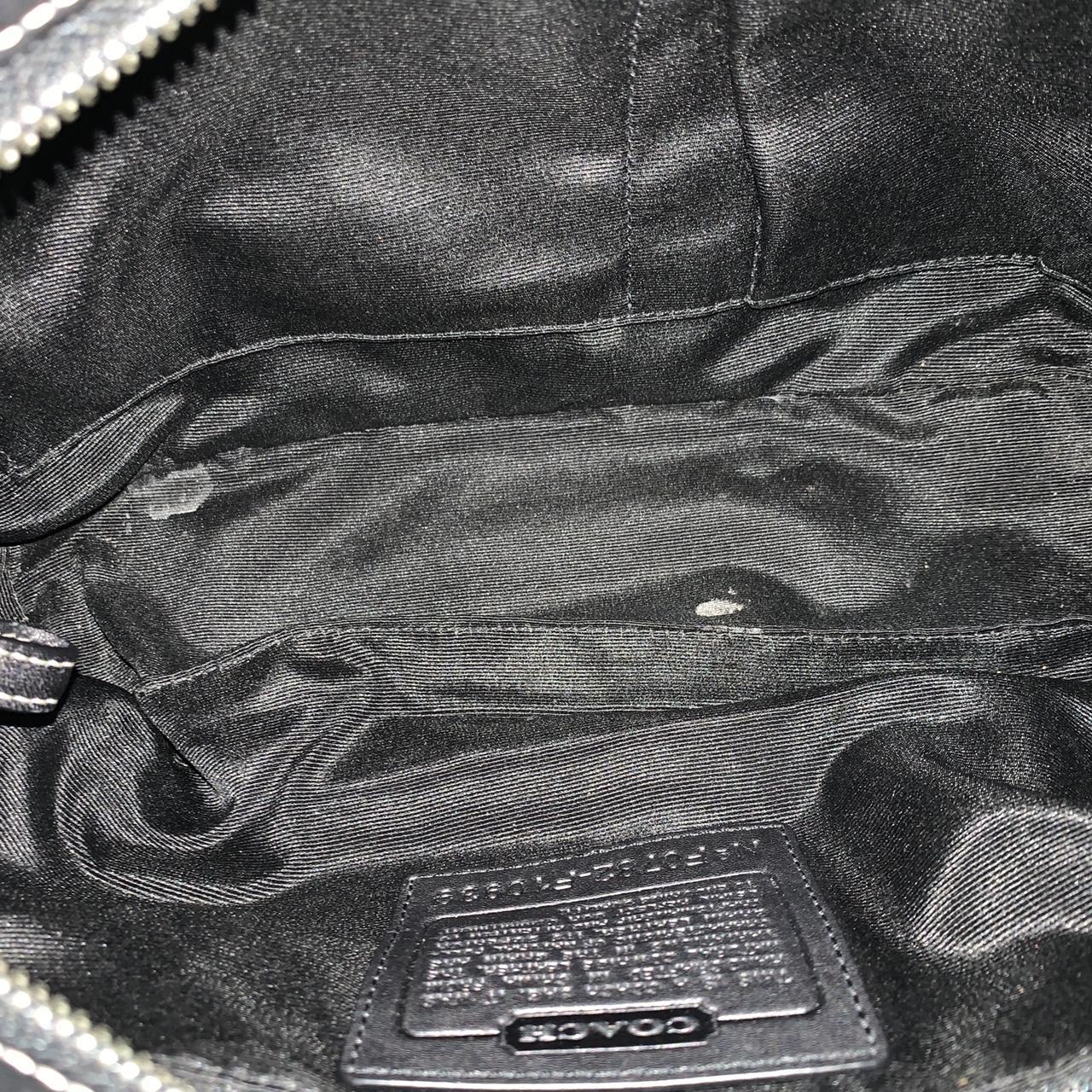 black mini coach bag (Thrifted never really - Depop