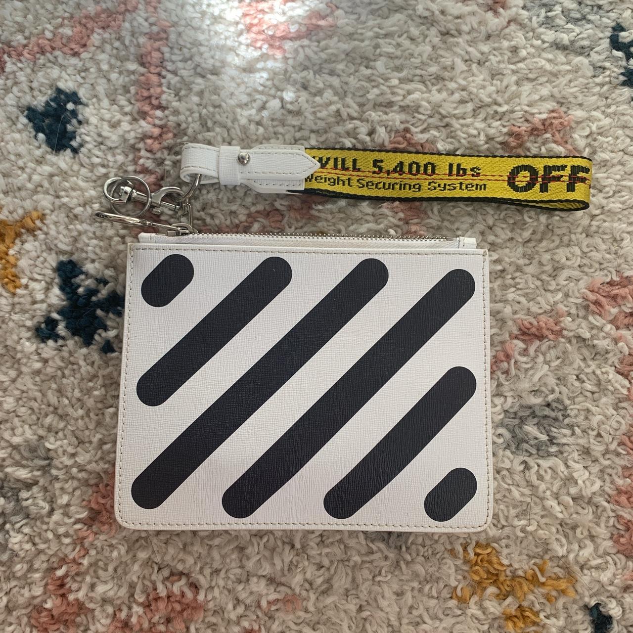 Off White Diagonal Double clutch 2024