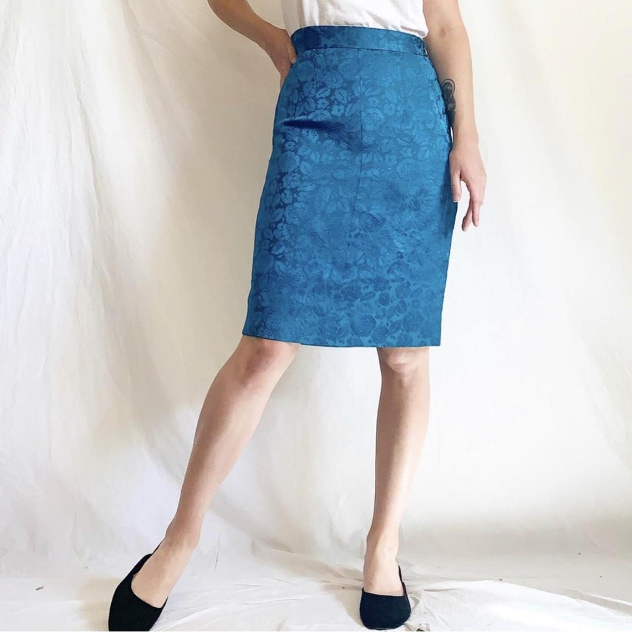 Floral tapestry outlet pencil skirt