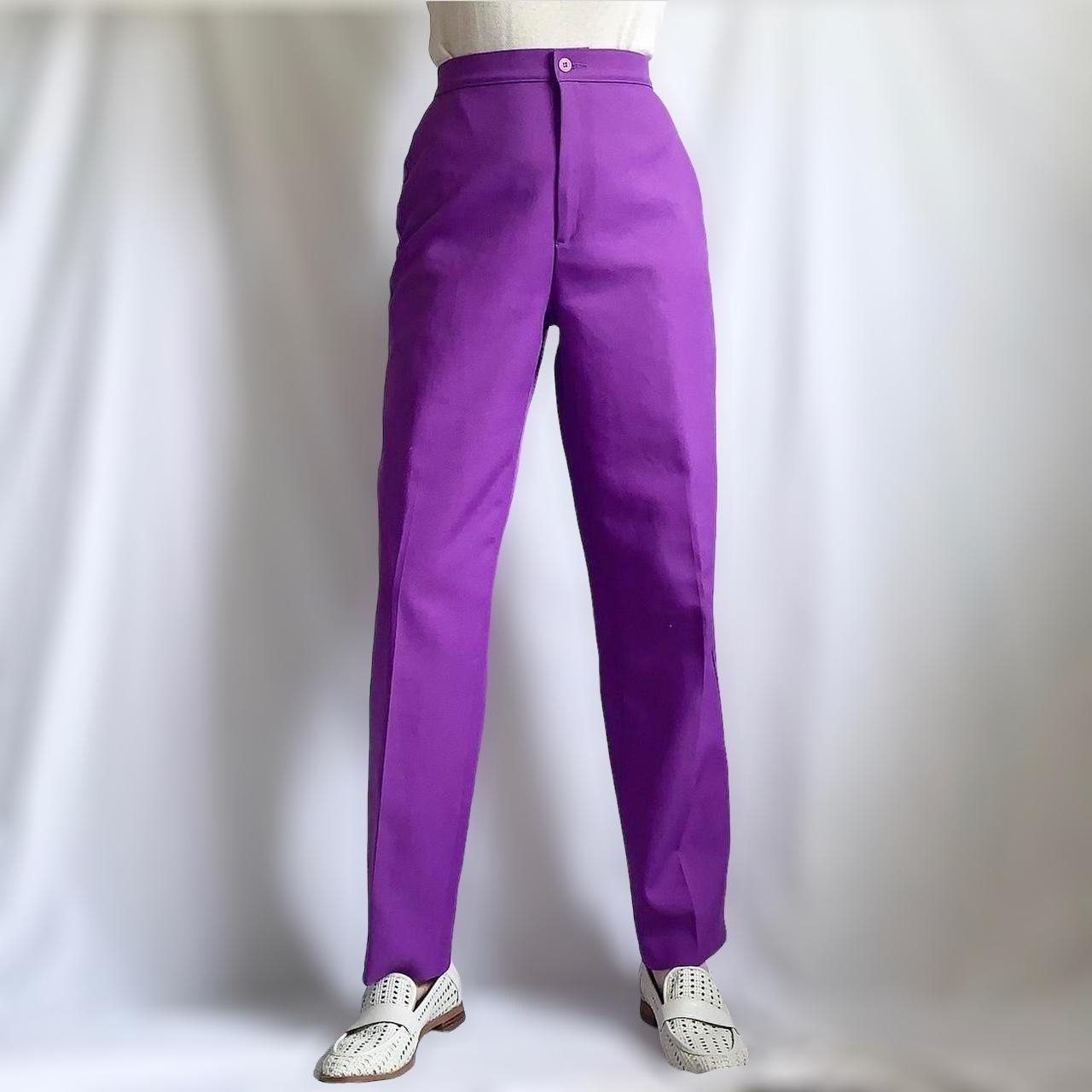 Vintage 80s/1980s “Bend Over” Purple High Rise... - Depop