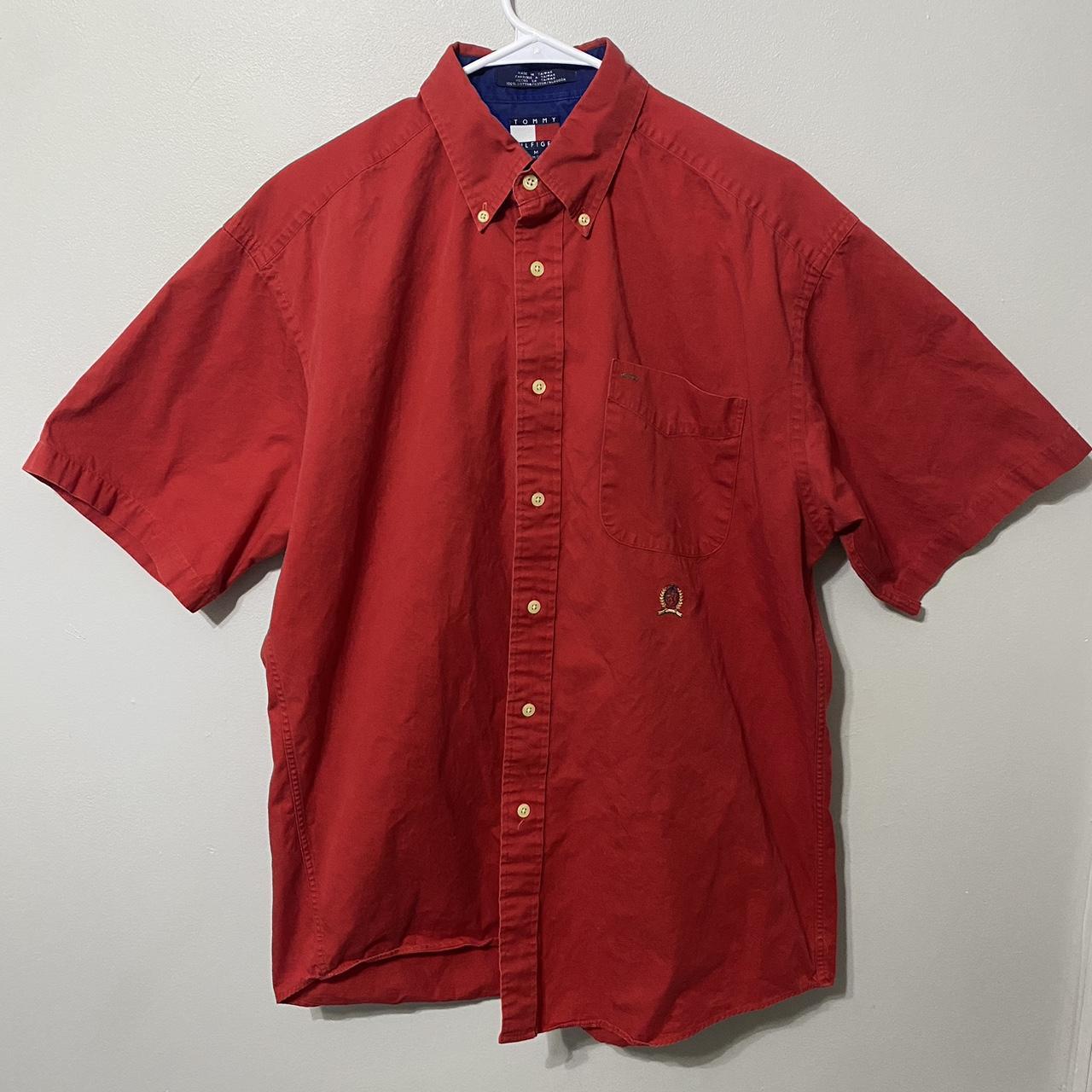 90s Tommy Hilfiger Botton Up Shirt - great condition... - Depop