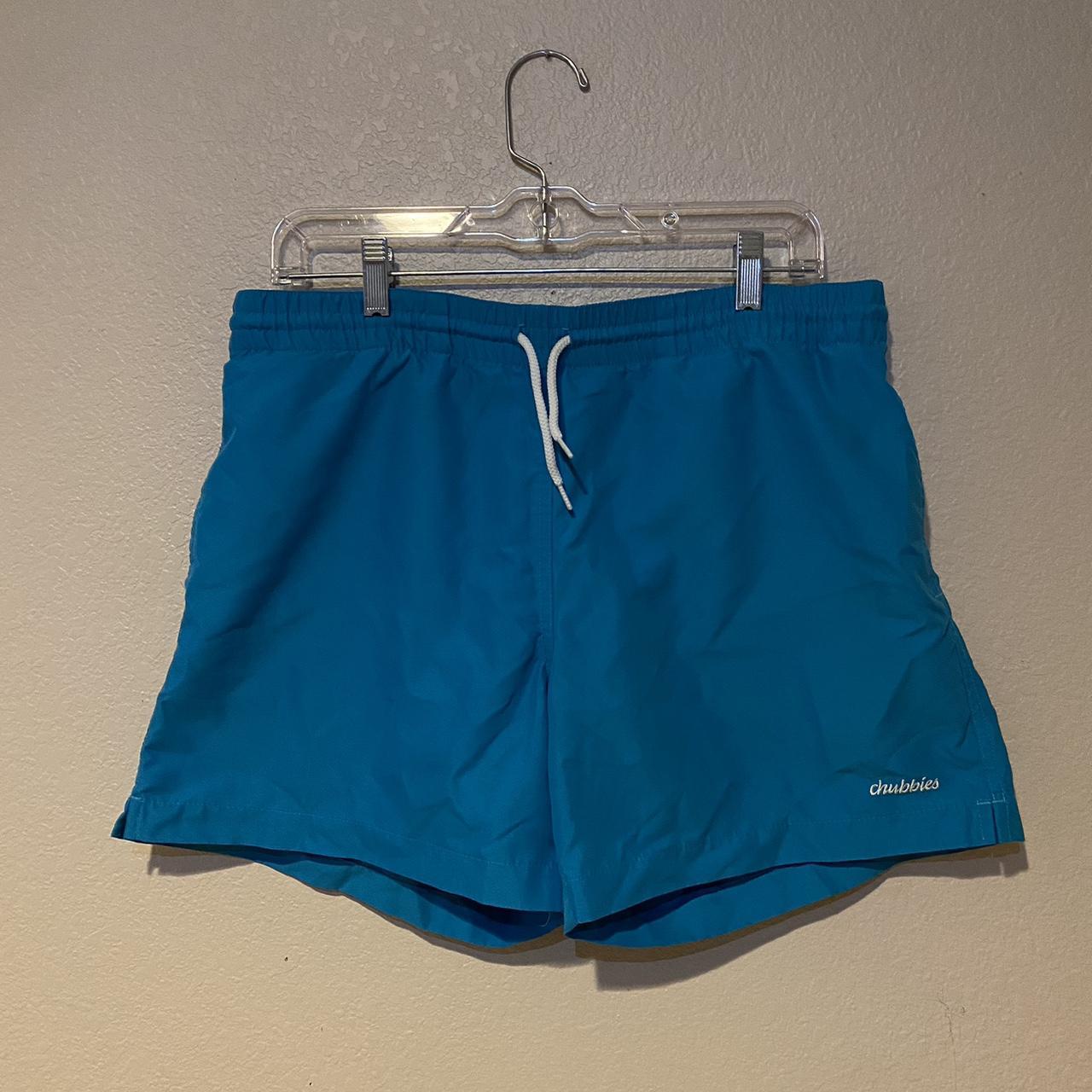 Chubbies Shorts - blue shorts - size medium - 5.5in... - Depop