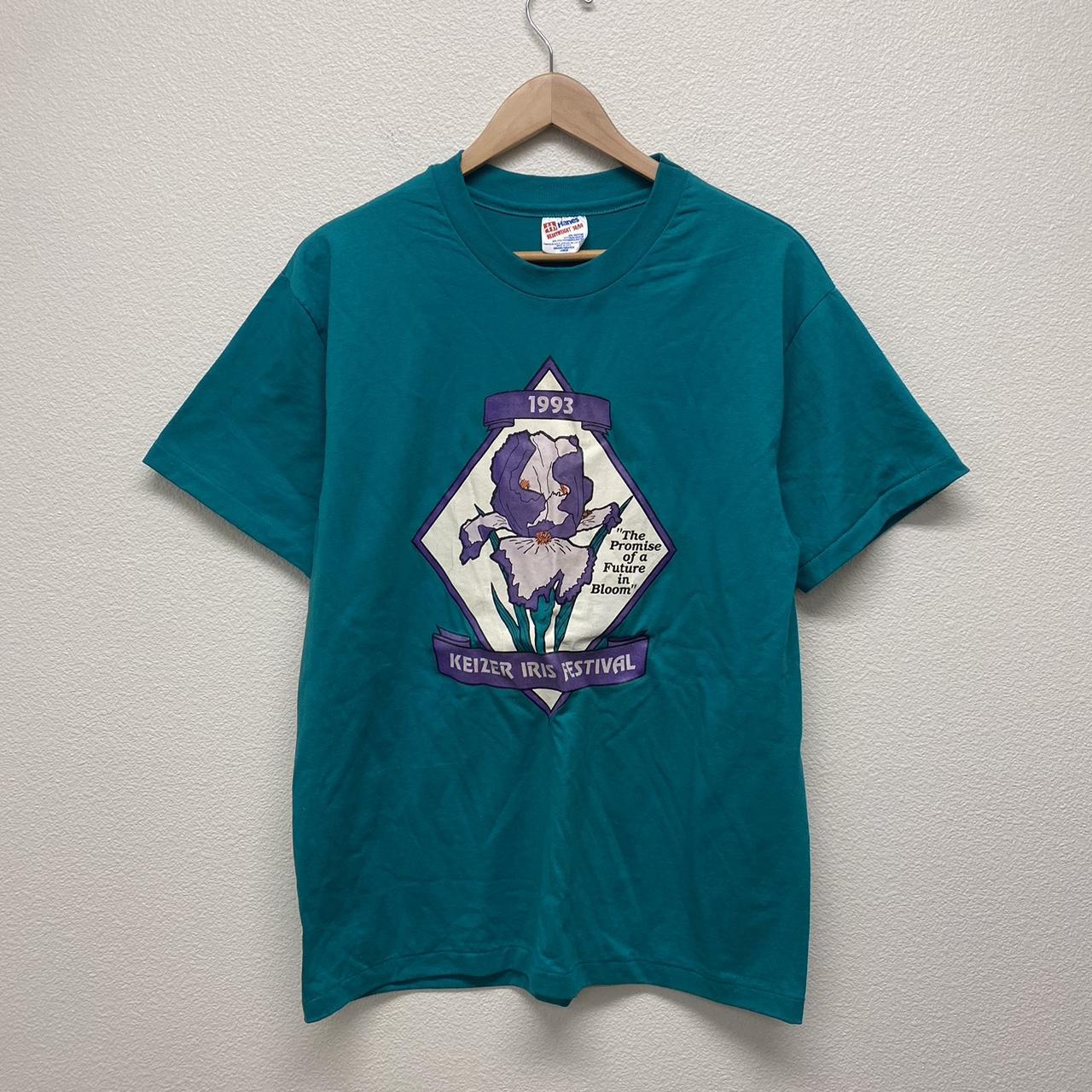 1993 Keizer Oregon Iris Festival T-shirt - good... - Depop