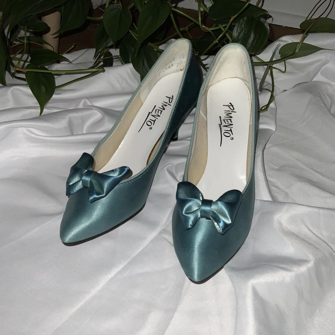 vintage blue heels