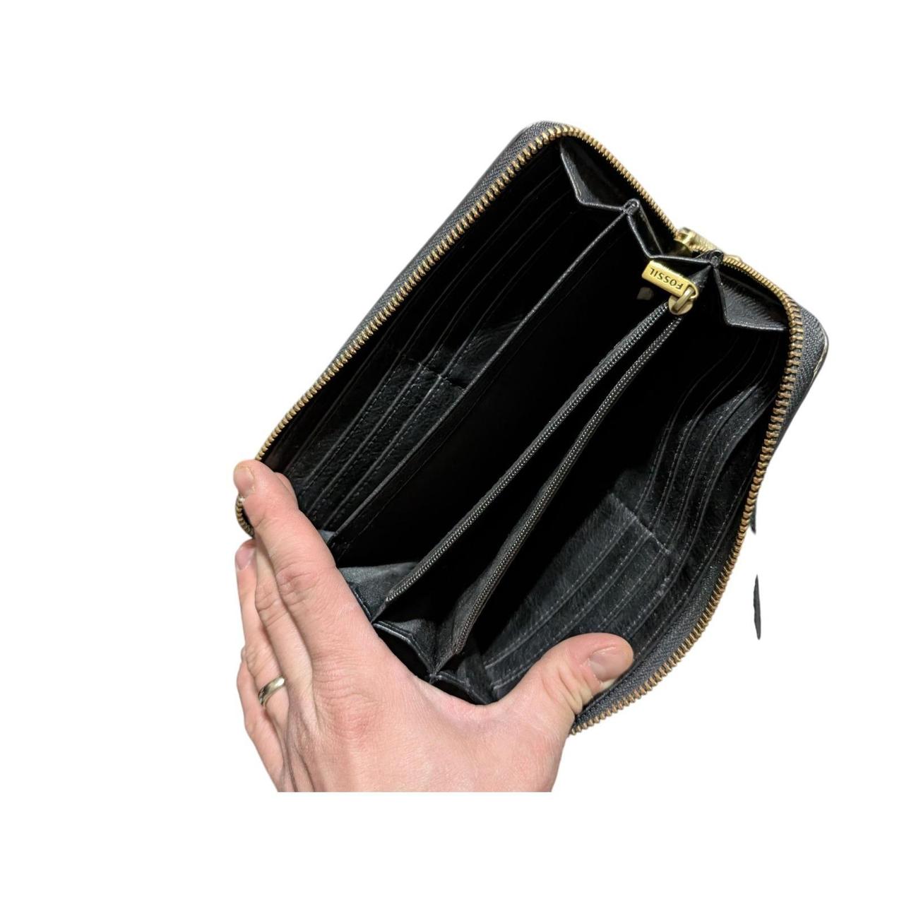 Fossil Women's Wallet - Black – FOSSIL Logan Leat… - image 3