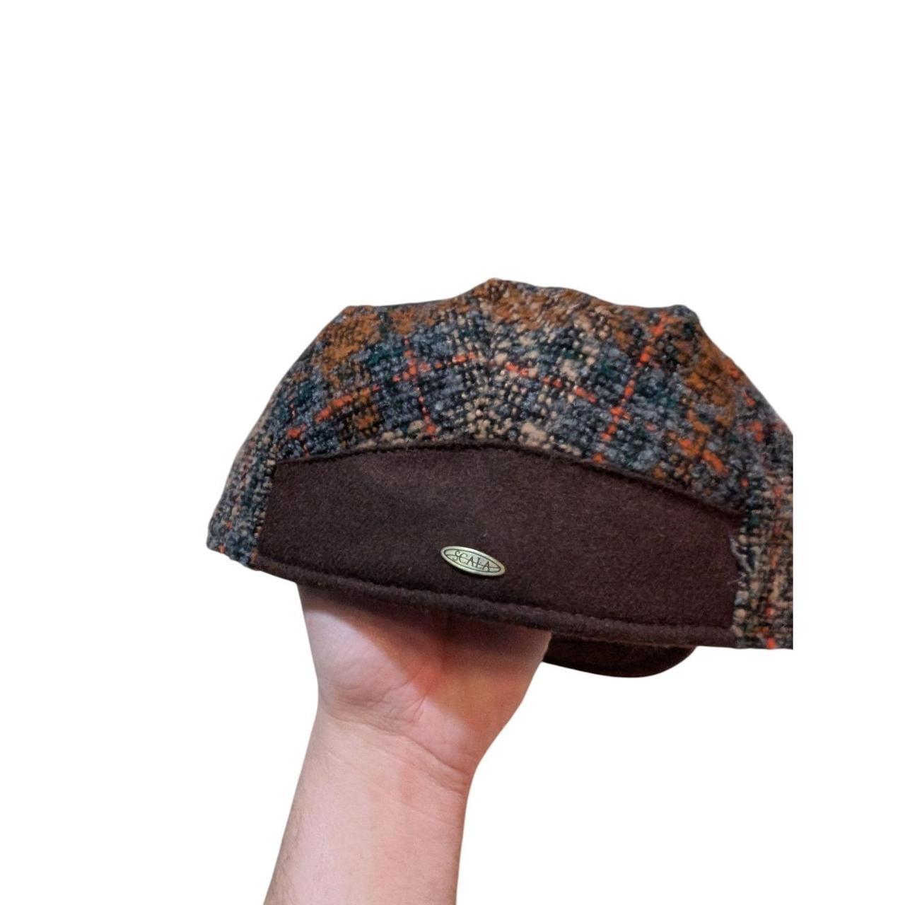 Scala Men's Hat - Multi – Scala Tweed Two Tone Ne… - image 3