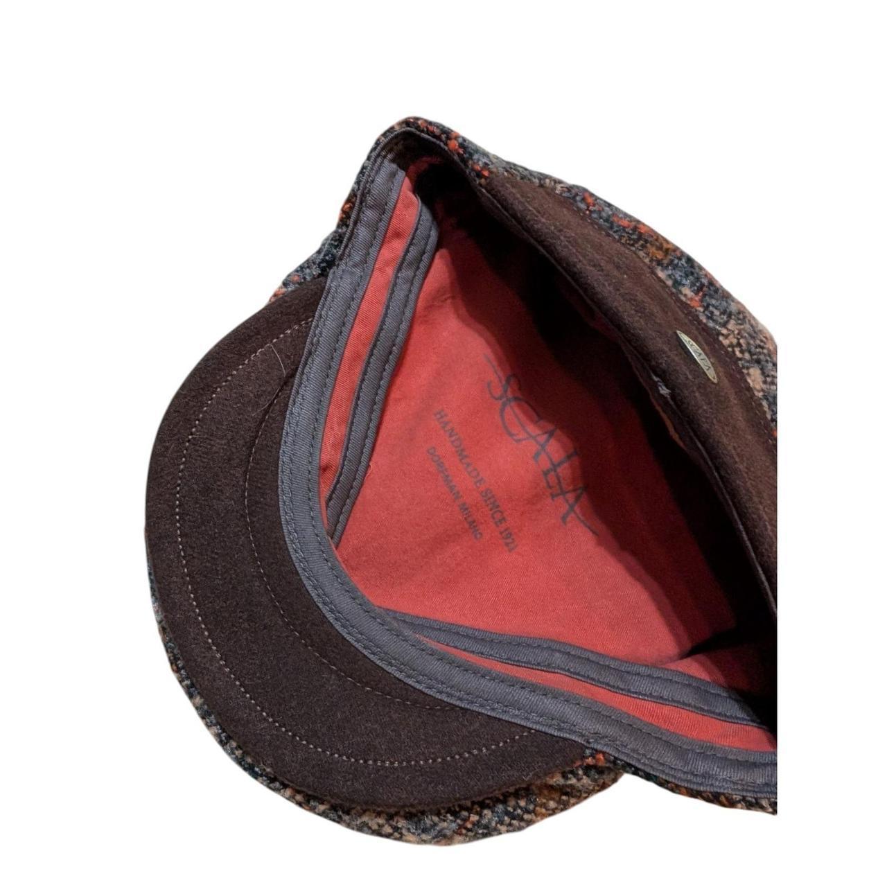 Scala Men's Hat - Multi – Scala Tweed Two Tone Ne… - image 6