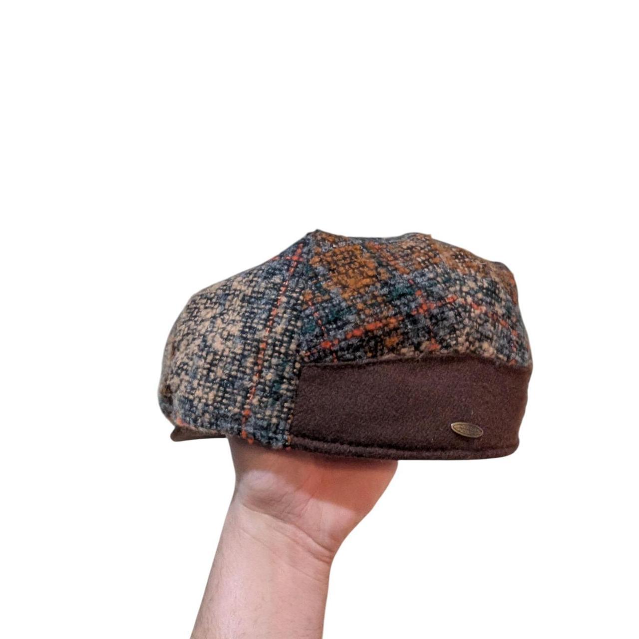 Scala Men's Hat - Multi – Scala Tweed Two Tone Ne… - image 2