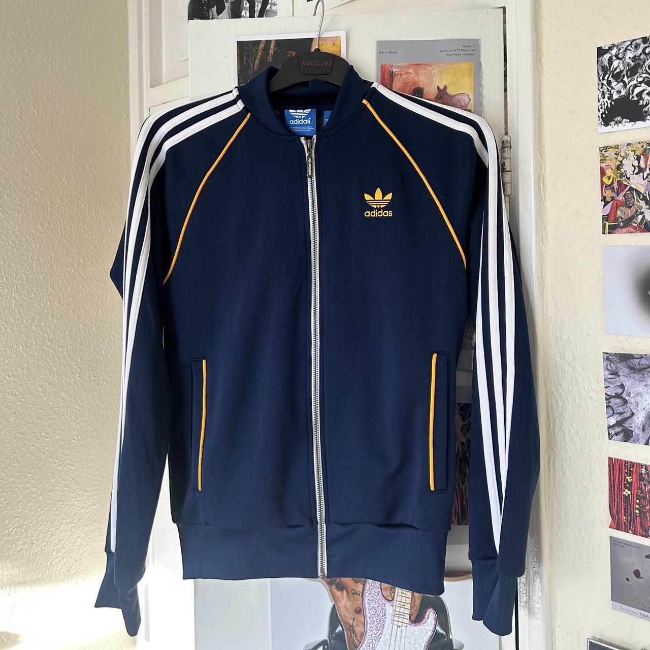 Unisex Adidas zip up hoodie sweatshirt jumper jacket... - Depop