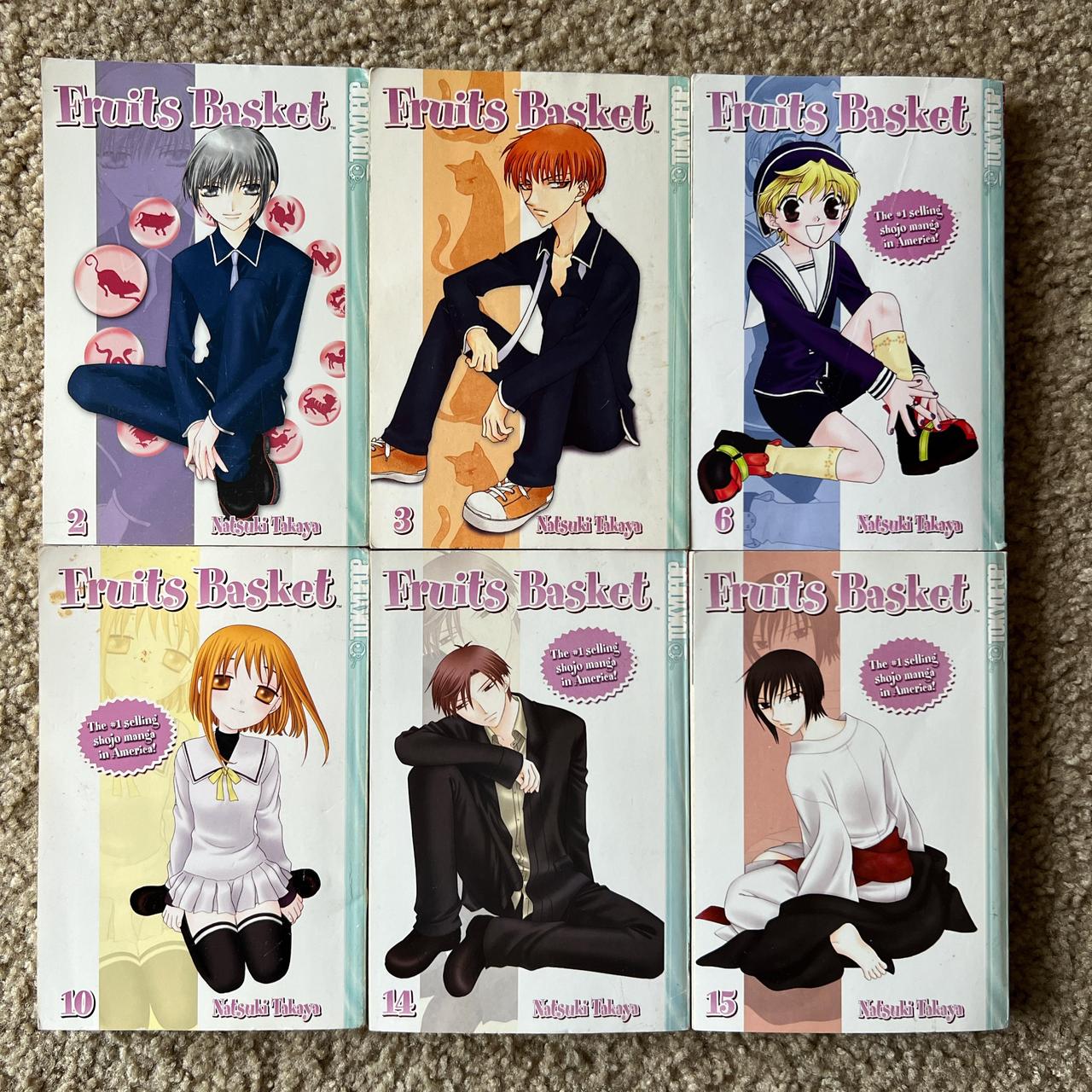 Fruits Basket Manga Volumes 2, 3, 6, 10, 14 &... Depop