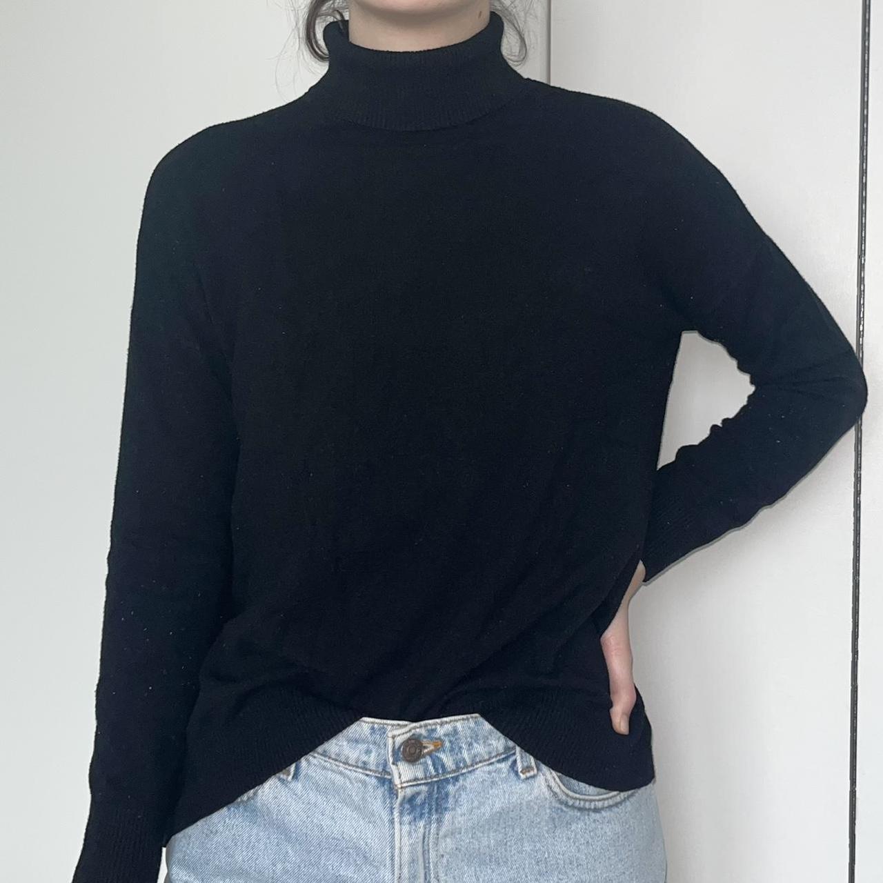 Brandy Melville black turtleneck top Fits XS S Has Depop