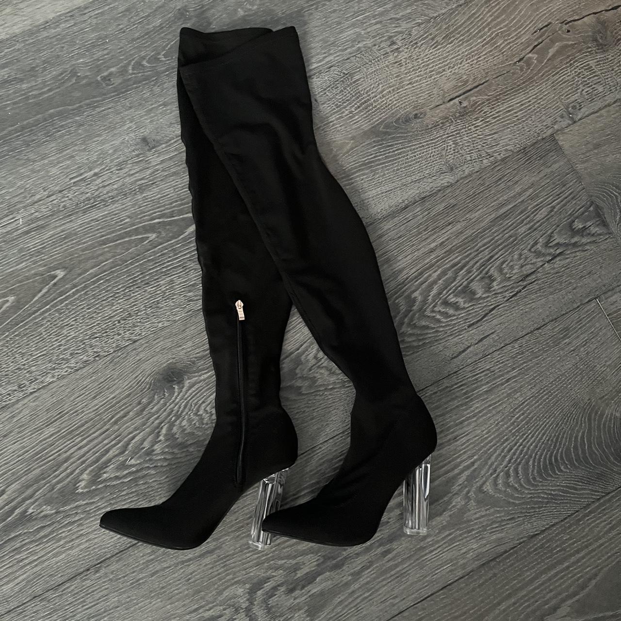 missguided thigh high boots
