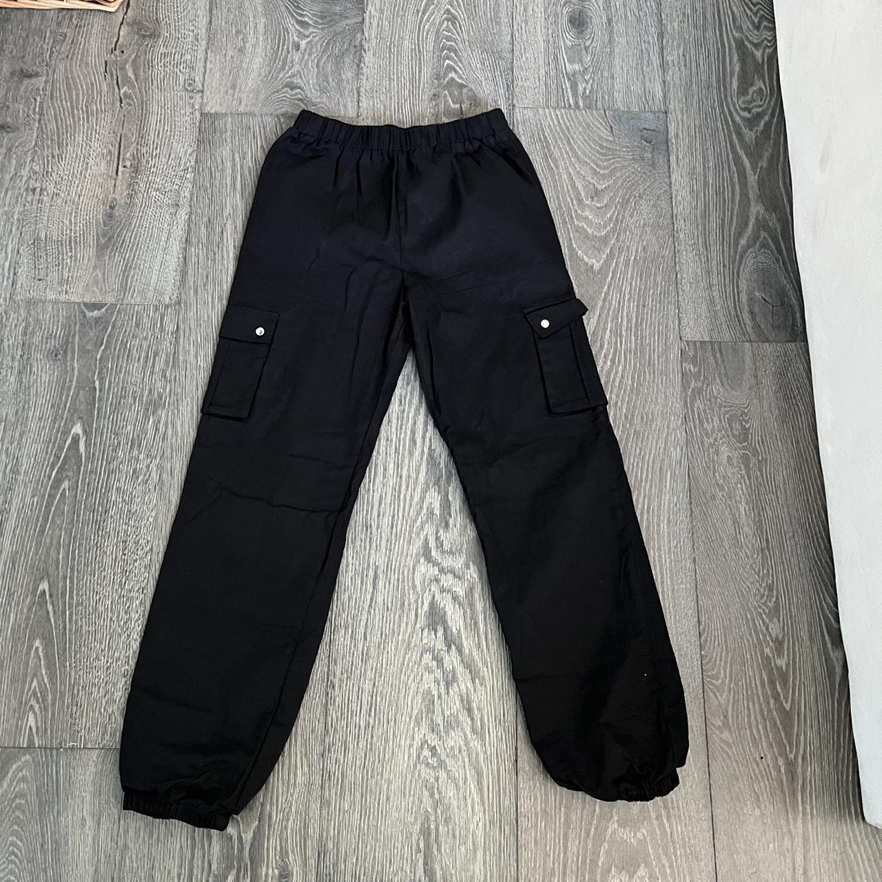 Black cargo pants Never worn but took tag off From... - Depop