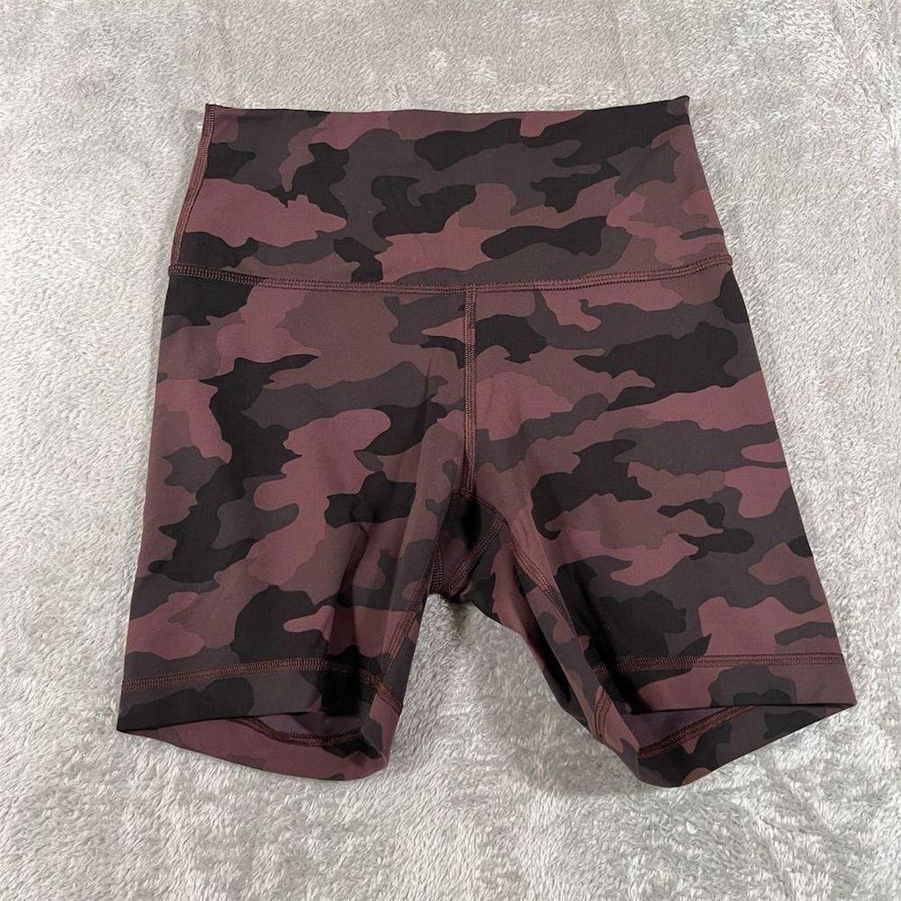 Lululemon deals camo Wunder train short