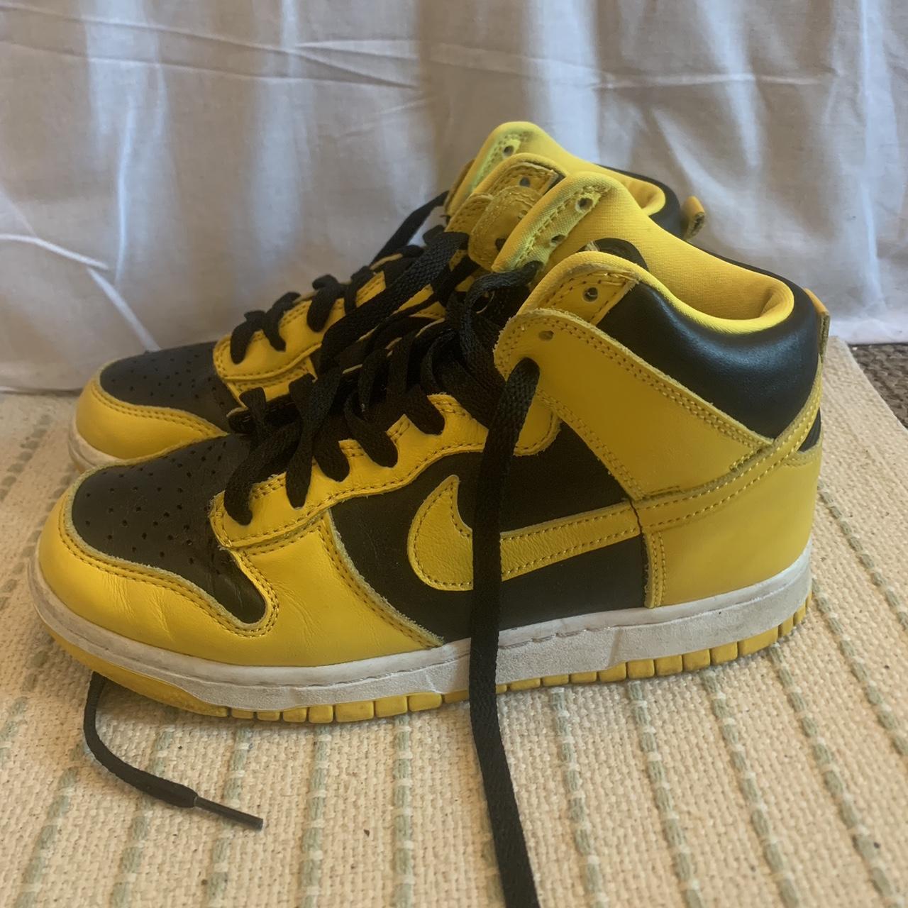 Nike Dunk high varisty maize size 5.5 Fits a 5... - Depop