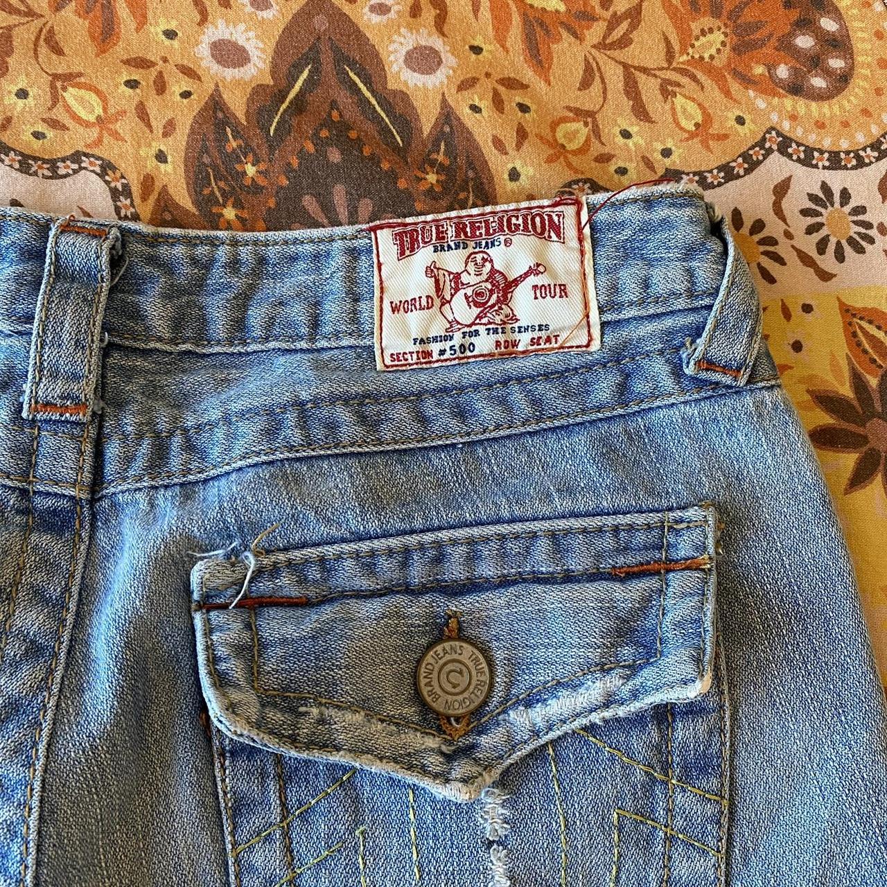 True Religion Women's Blue Jeans | Depop