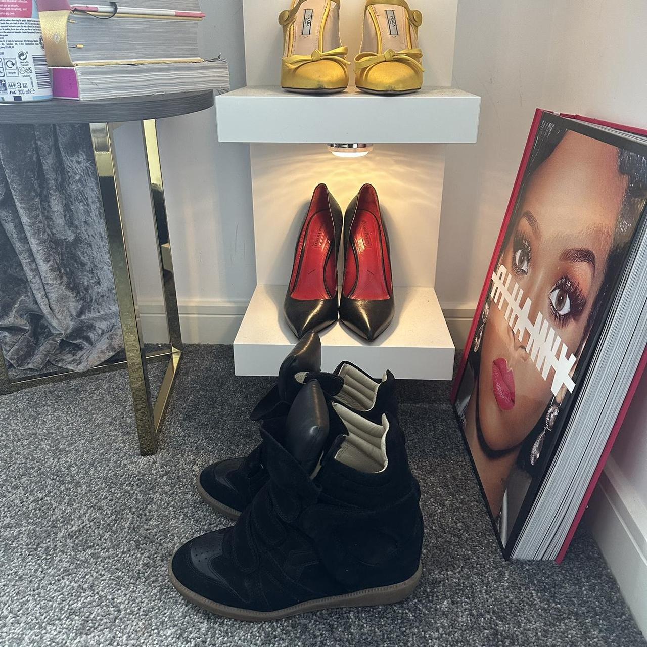 isabel marant heel sneakers