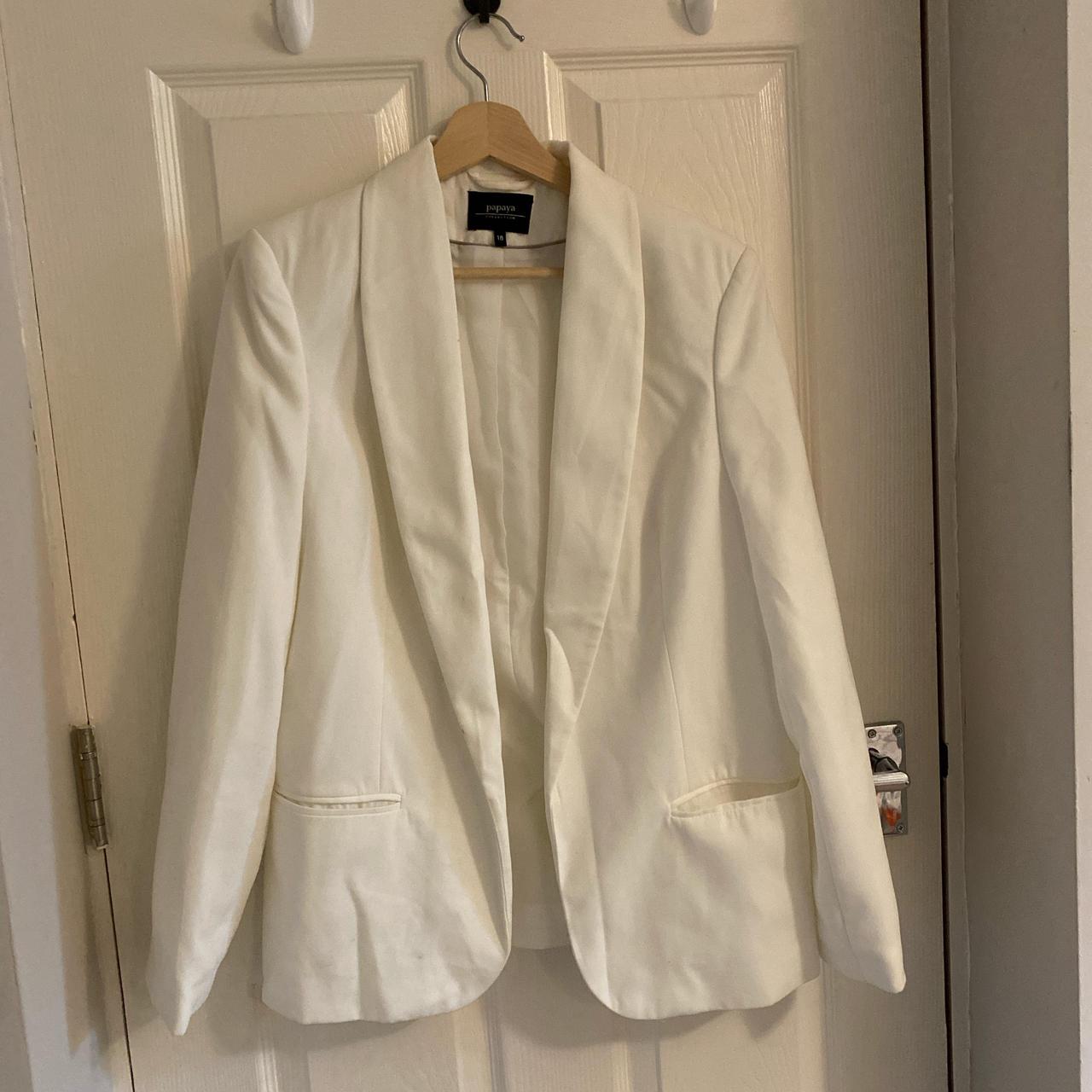 Matalan white blazer best sale