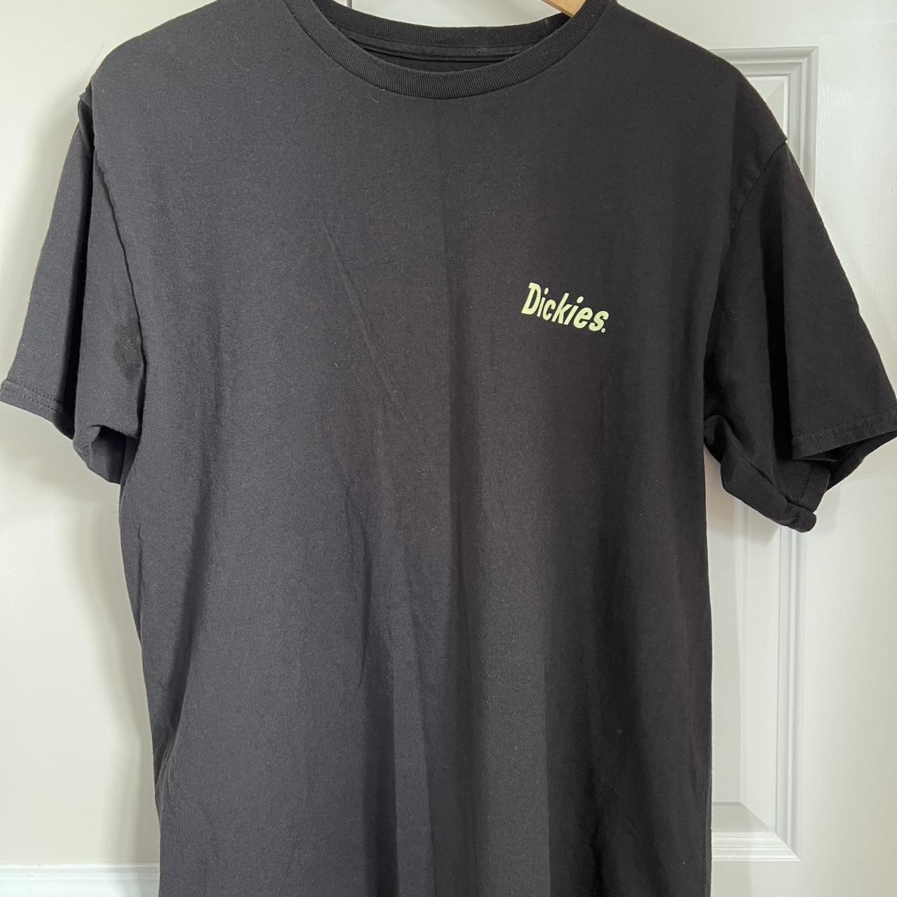 Dickies T-Shirt - Black with logo graphic on the... - Depop