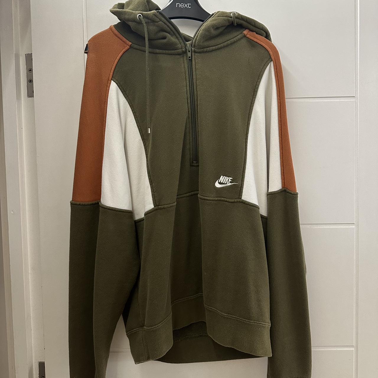 mens khaki nike hoodie