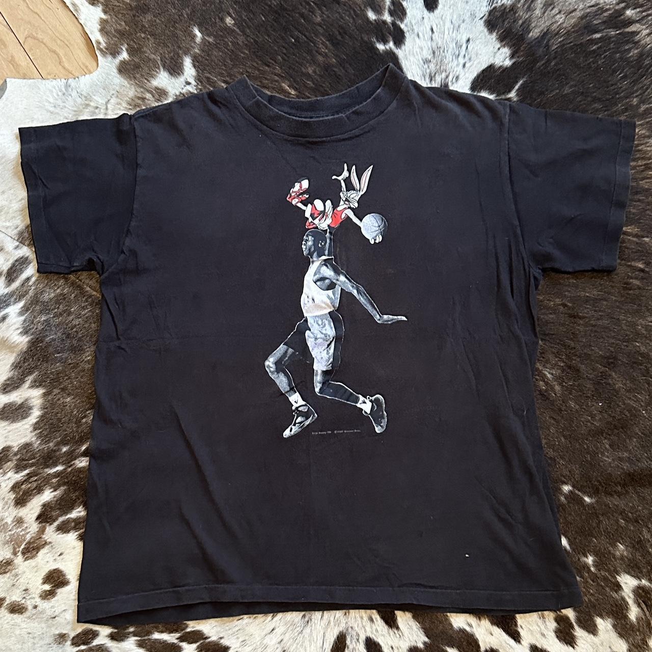 1991 Vintage Nike Hare Jordan Bugs Bunny Space Jam... - Depop