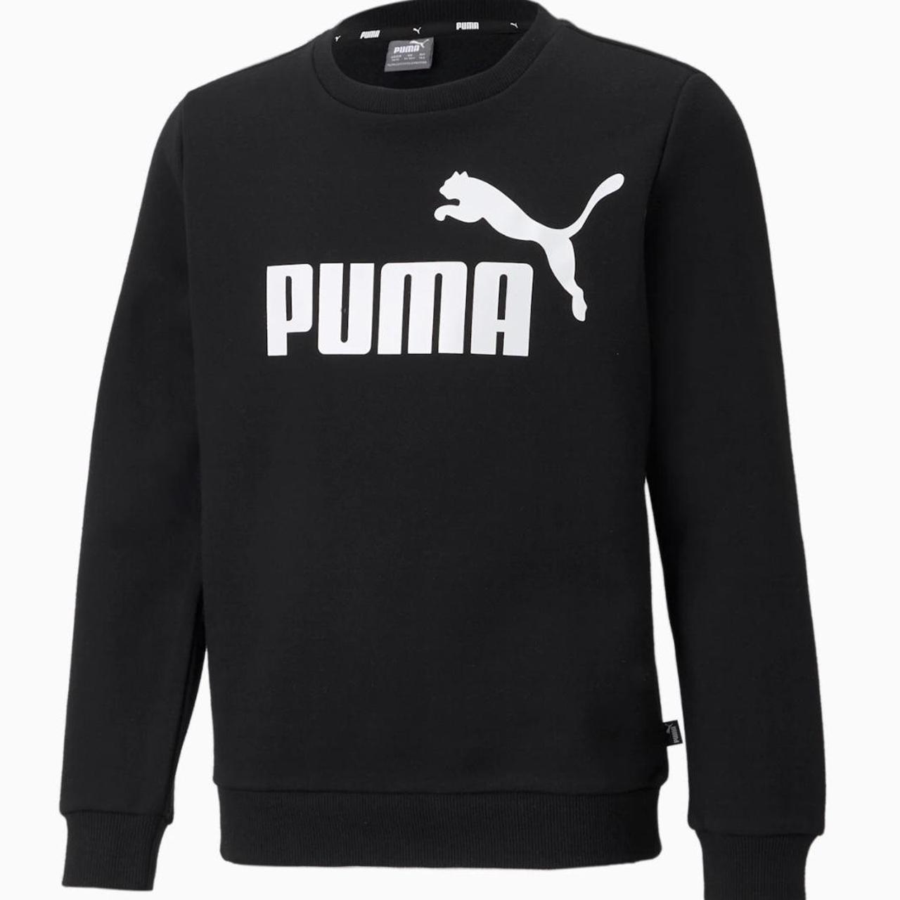 PUMA - Essentials Big Logo Crew Neck Youth... - Depop