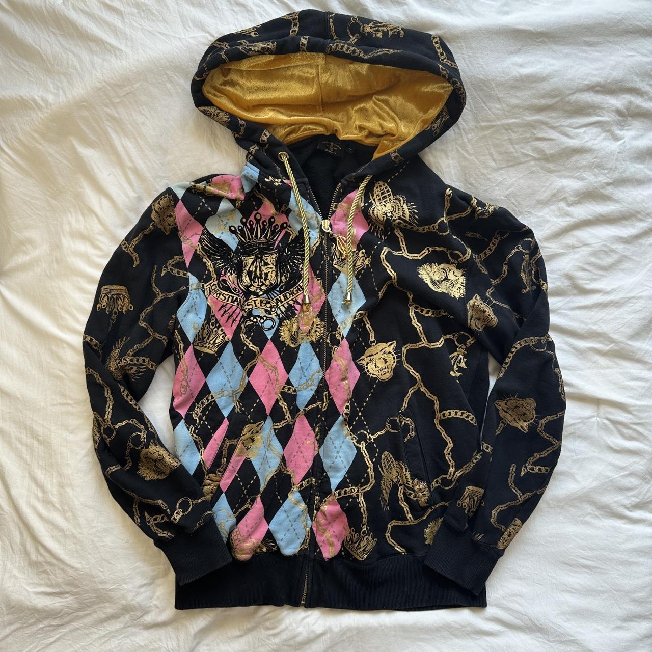 Deals Christian Audigier hoodie zip up