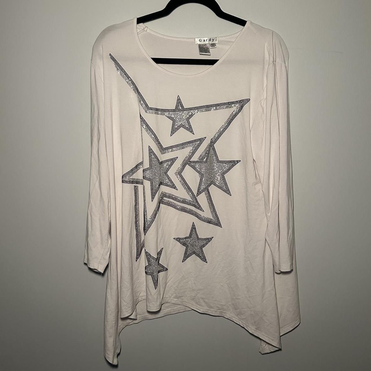 Star top!!! It’s a size L but could fit more like a... - Depop