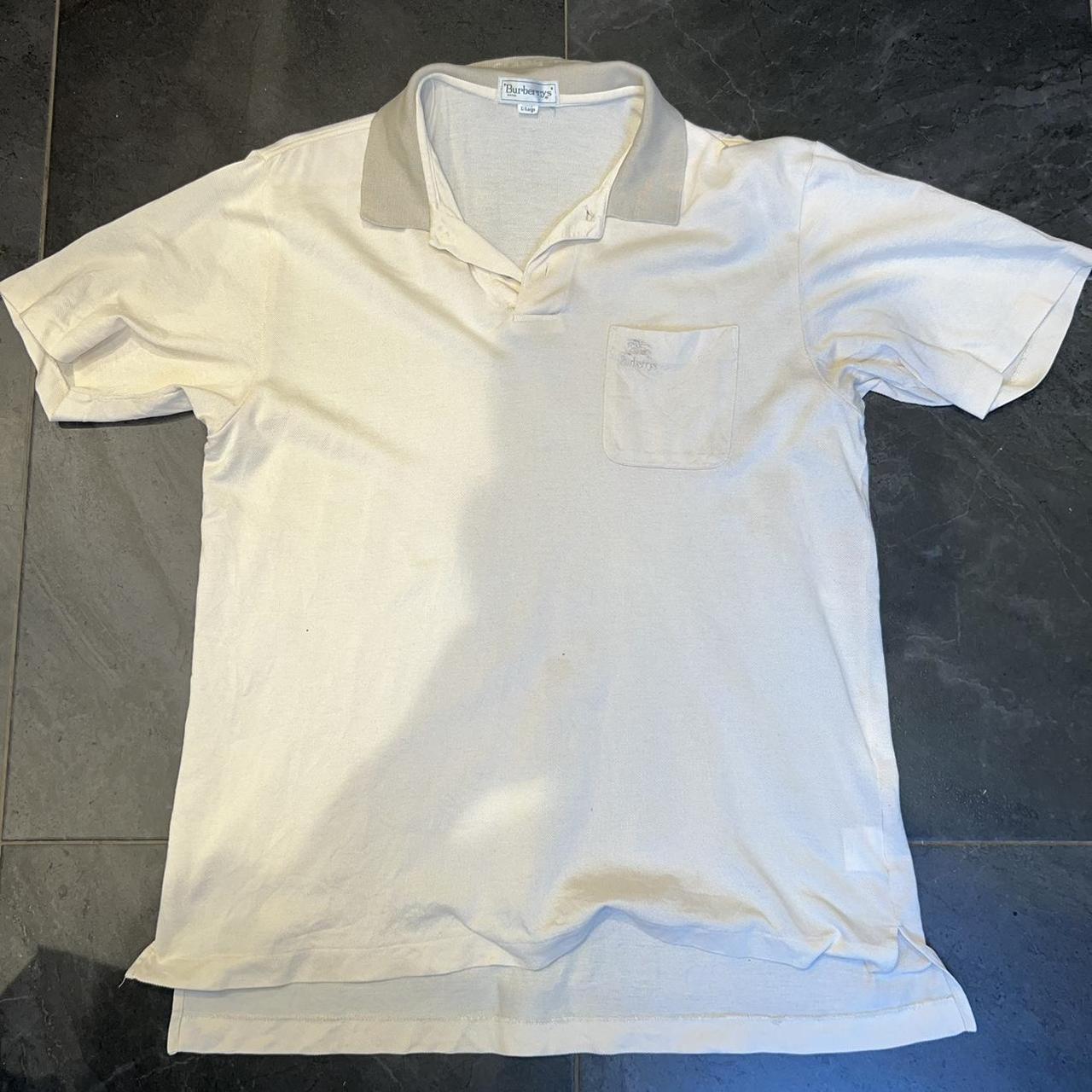 Burberry Polo shirt beige - Depop