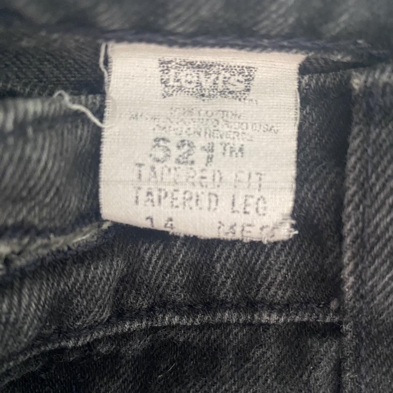 Black tapered leg levi’s approx 30inch... - Depop