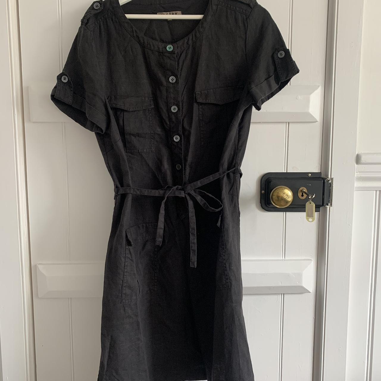 Jigsaw Women's Black Dress | Depop