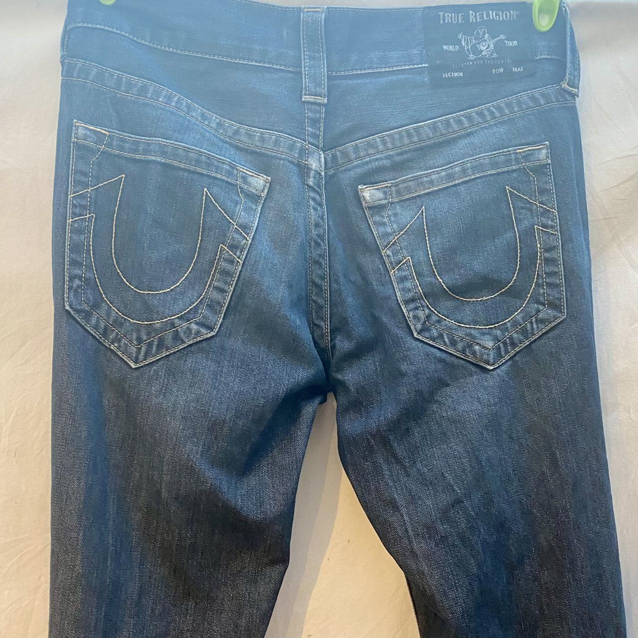 True religion dark wash baggy jeans Size 29 Dm for... - Depop